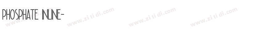 Phosphate Inline字体转换